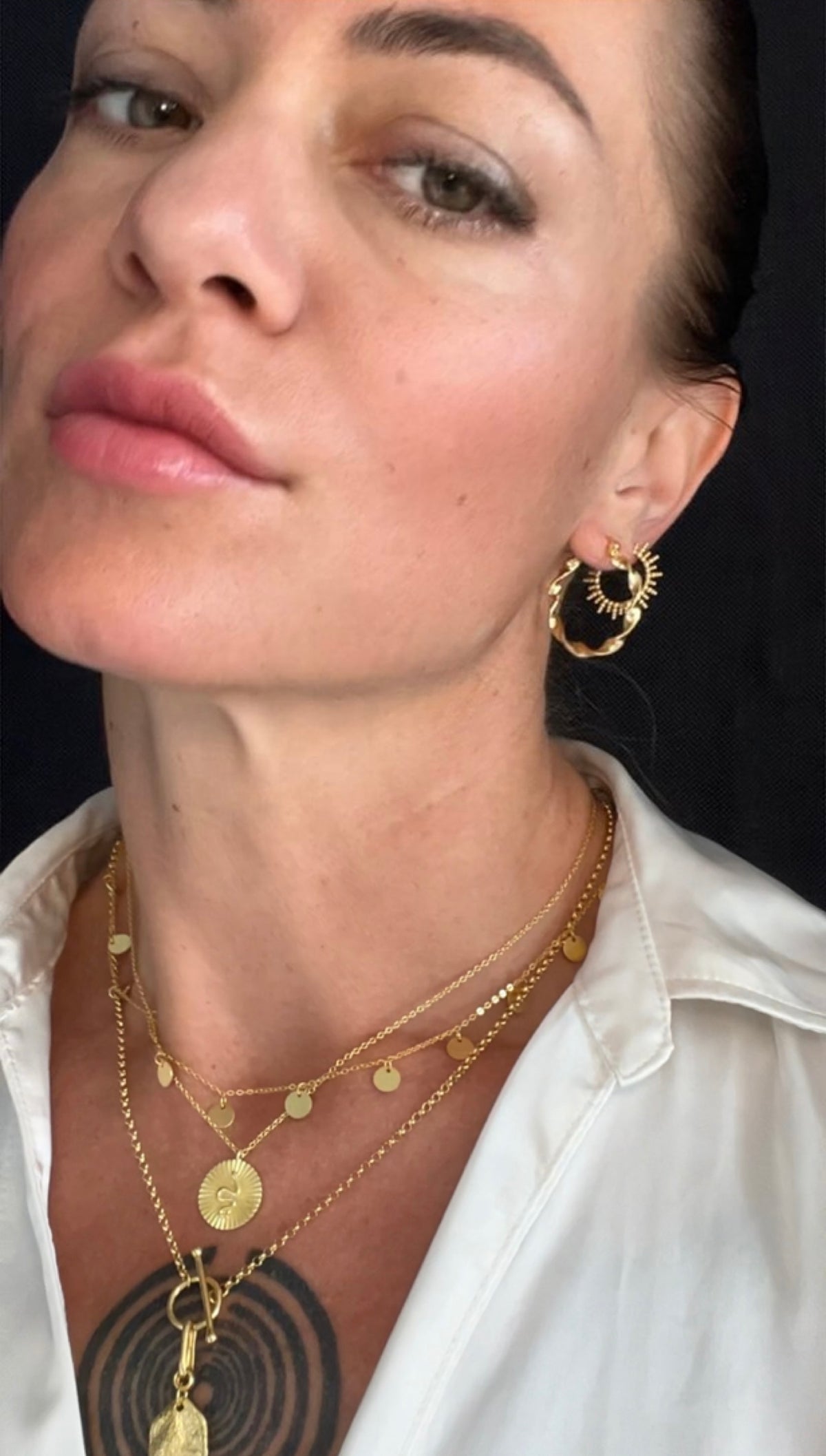 Vivian 925 Silber 18k Gold Vermeil