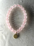Rosenquarz Edelstein Armband