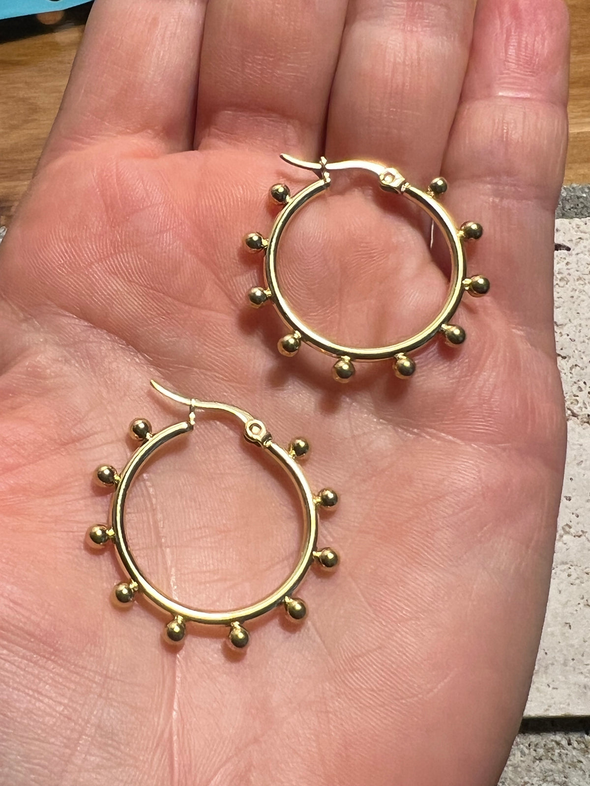 Bali Creolen 18k Gold