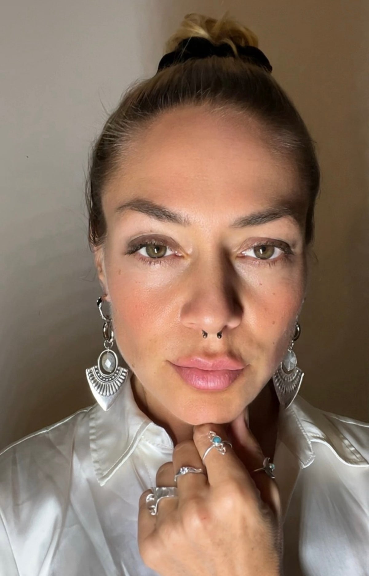 Maya silver with Labradorit