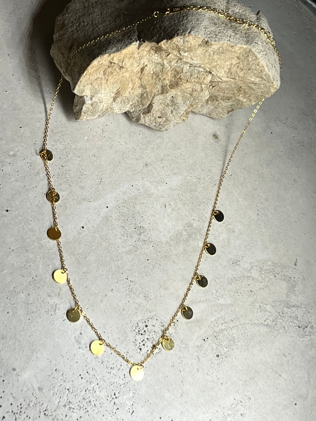 Boho 925 Silver Halskette 18k