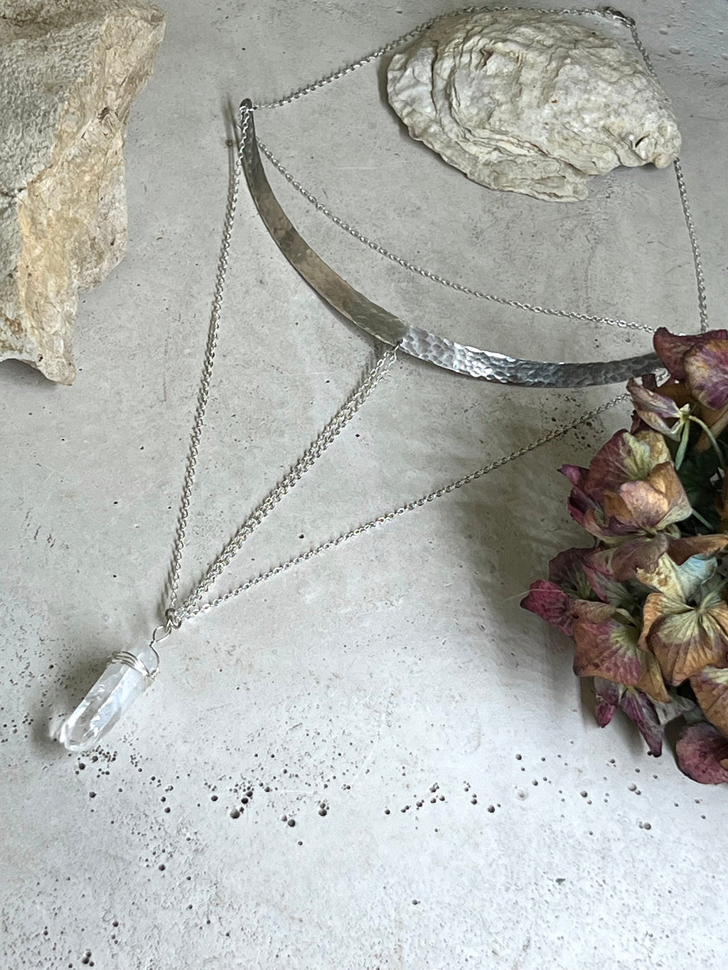 Sadhana Choker Silver plated