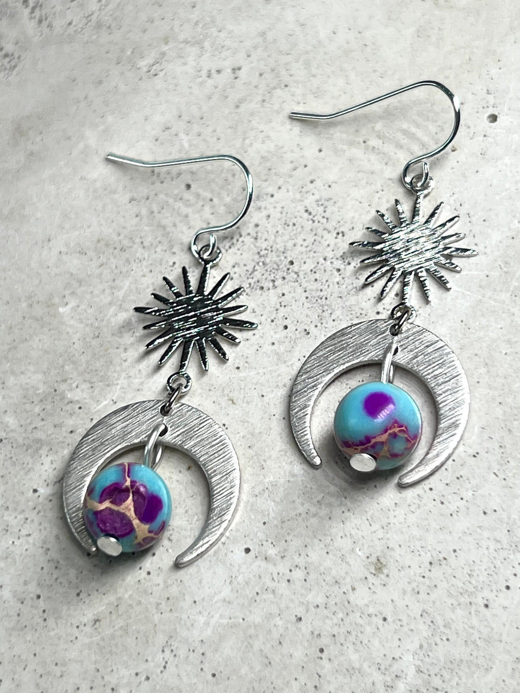 Pippa Moons with Agalmatolite Spheres