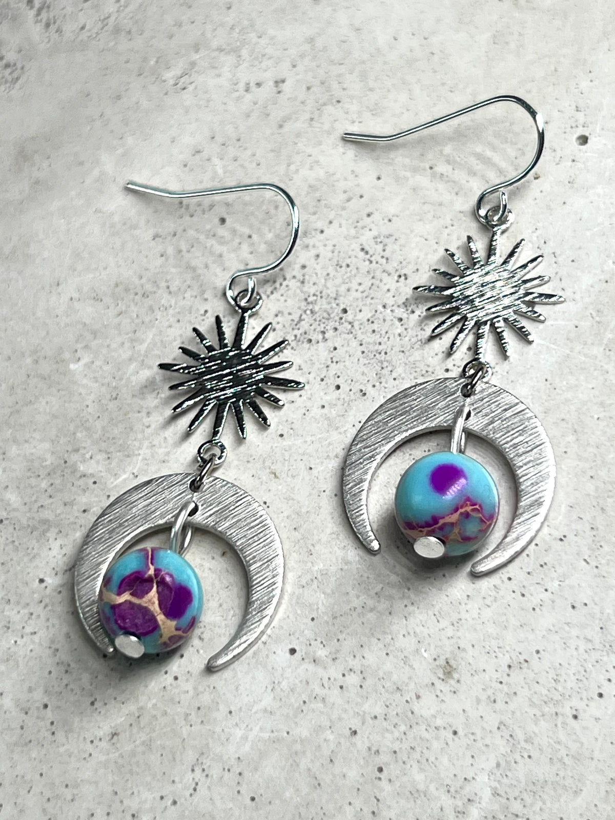 Pippa Moons with Agalmatolite Spheres