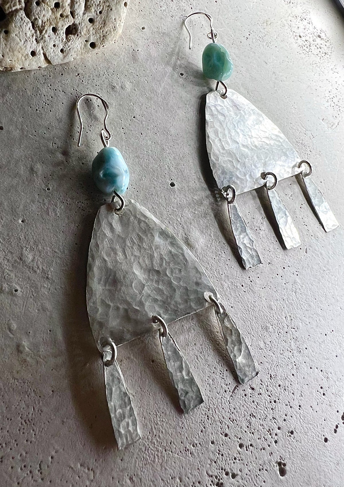 Maryam 925 Silver with Larimar