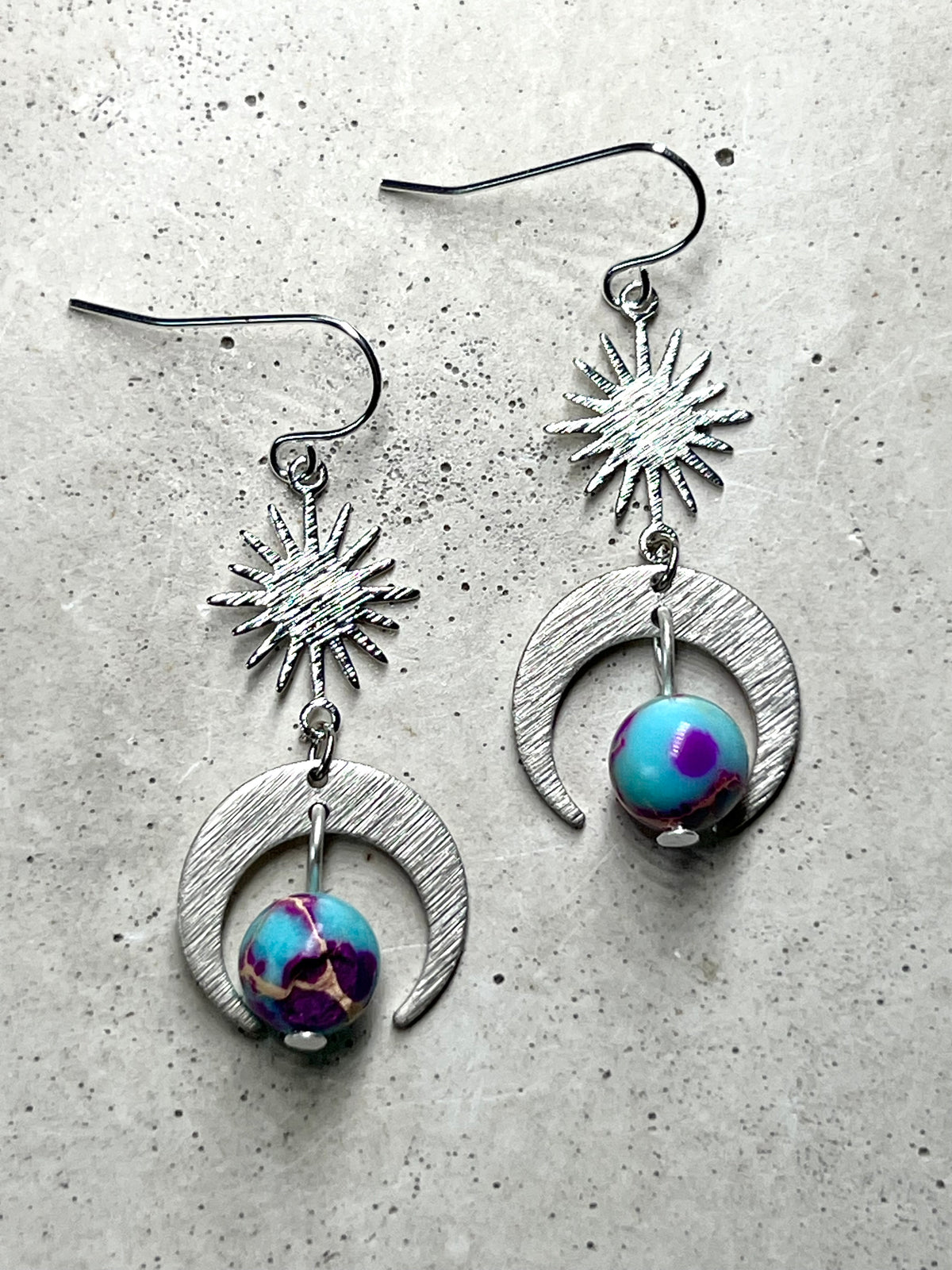 Pippa Moons with Agalmatolite Spheres