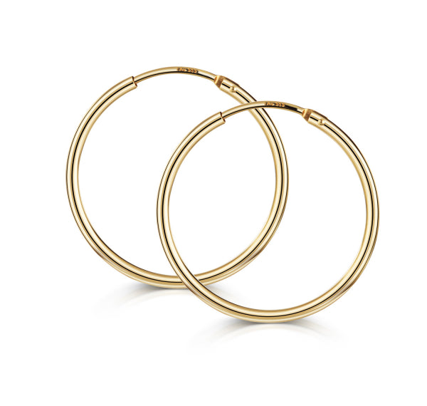 AMMM 333 Gold Creolen small Ø 20mm