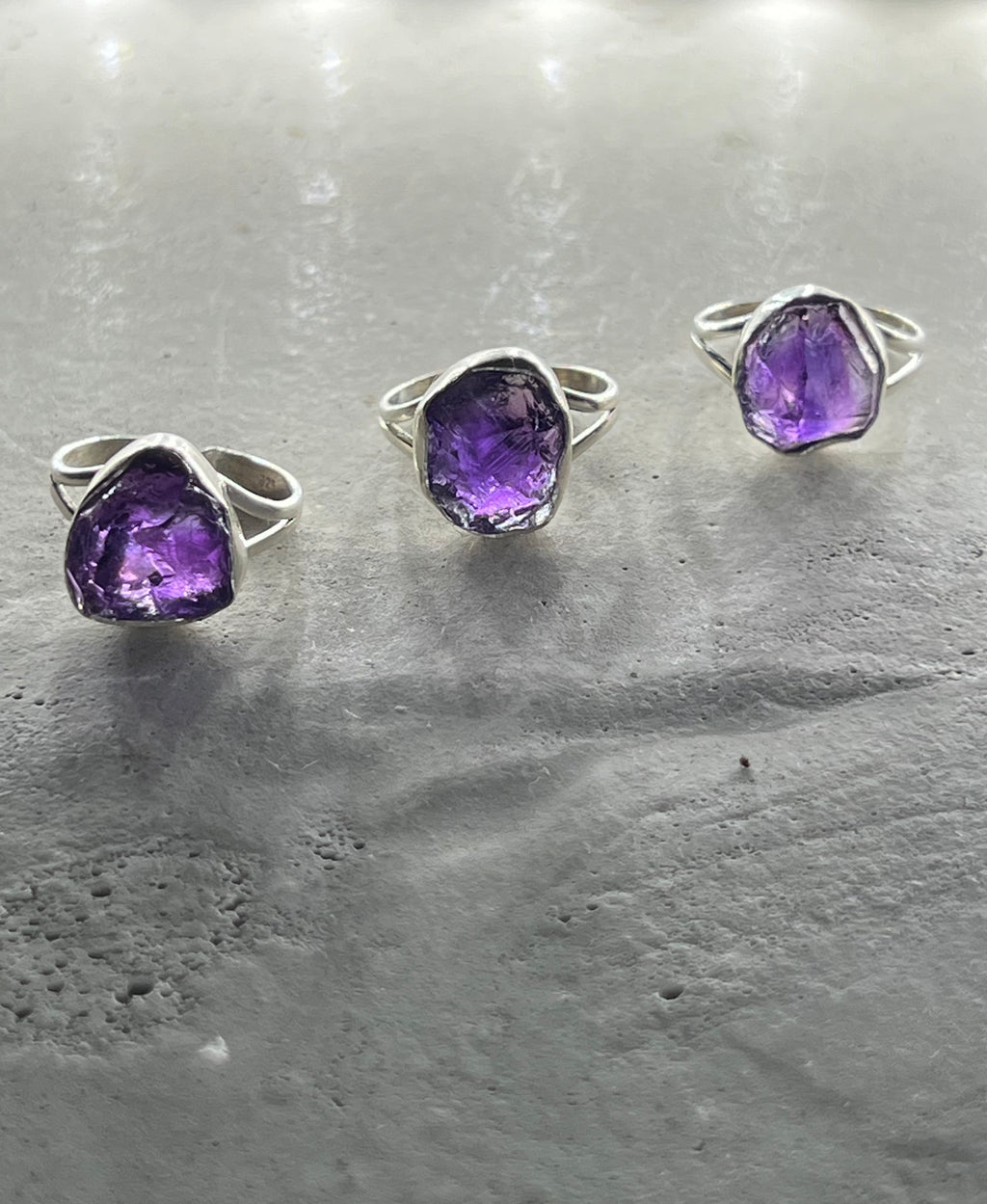 Amethyst Silberring