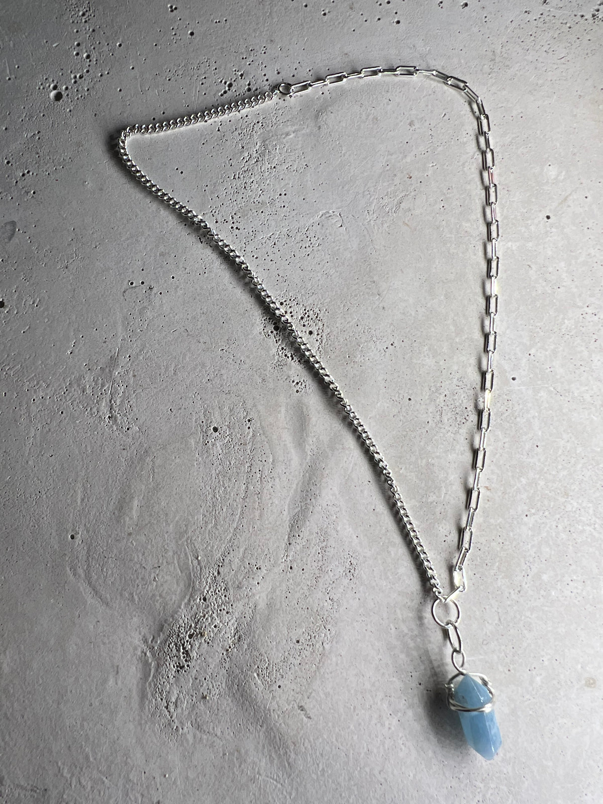 Maari 925 Silver Choker blue Achat