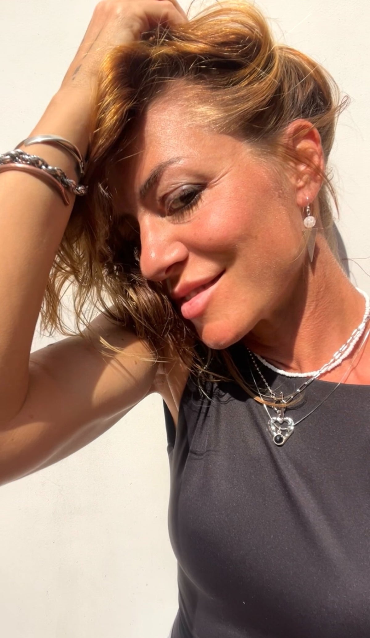 Big Triangles mit Bergkristall Spheren