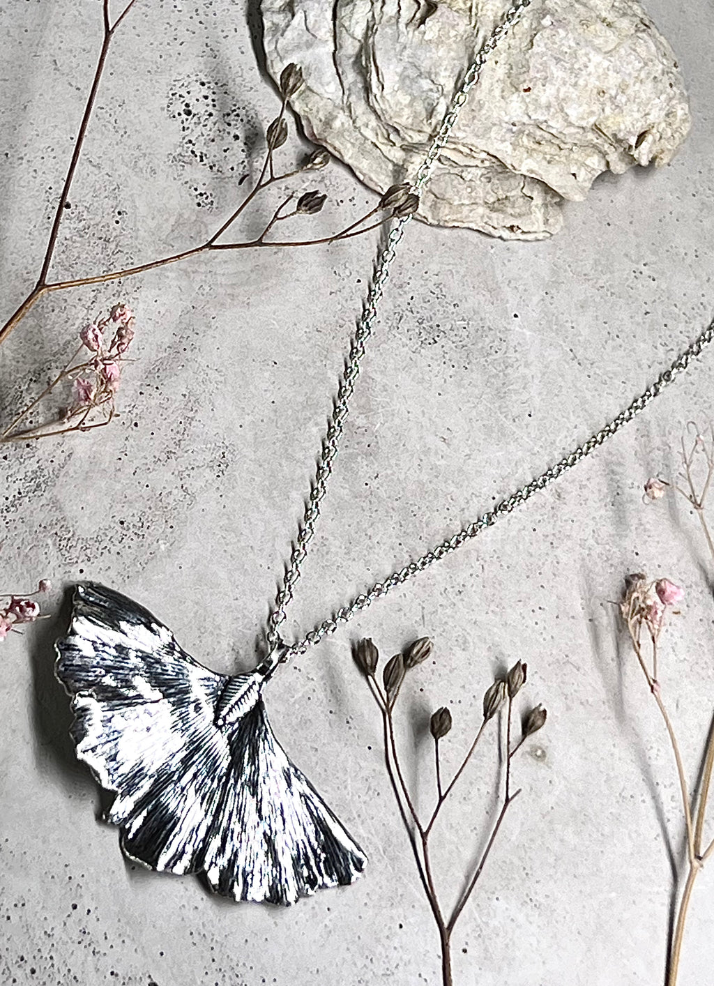 Gingko Leaf 925 Silver