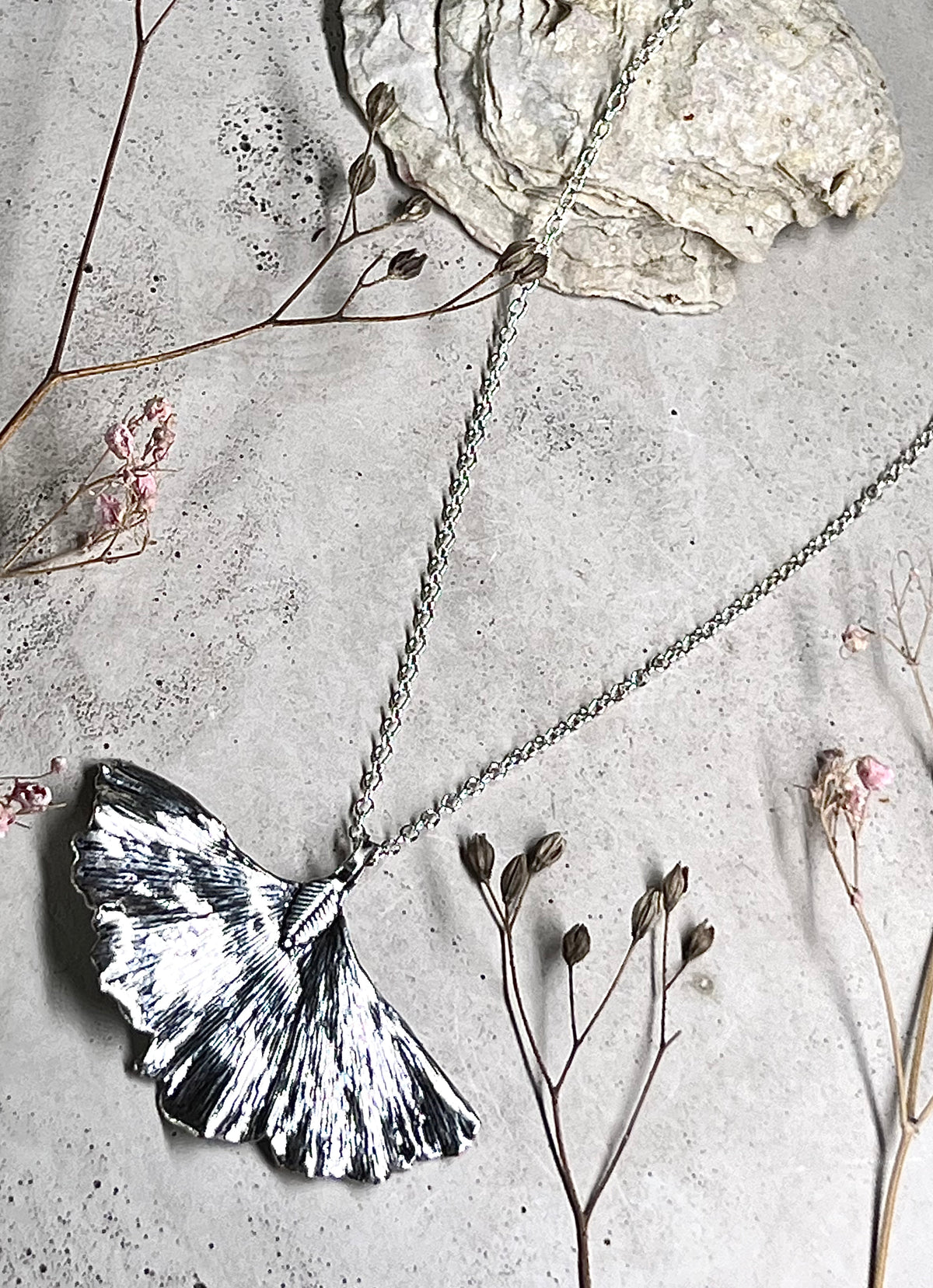 Gingko Leaf 925 Silver
