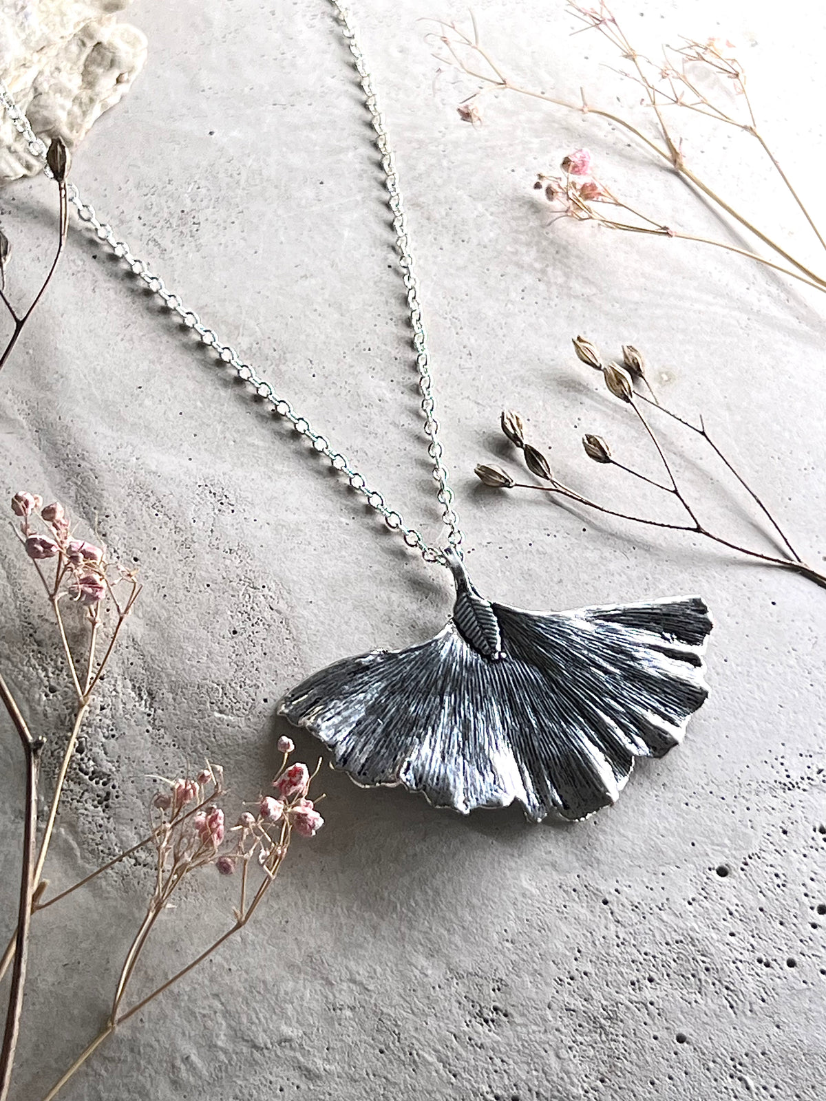 Gingko Leaf 925 Silver