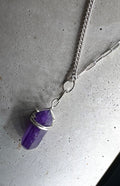 Maari 925 Silver Choker Amethyst