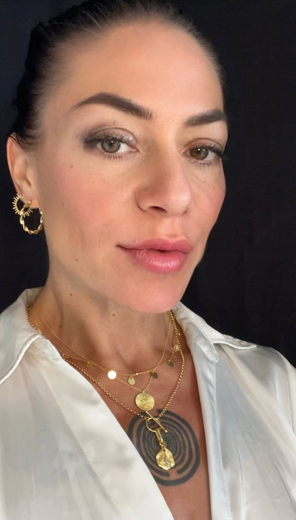 Vivian 925 Silber 18k Gold Vermeil