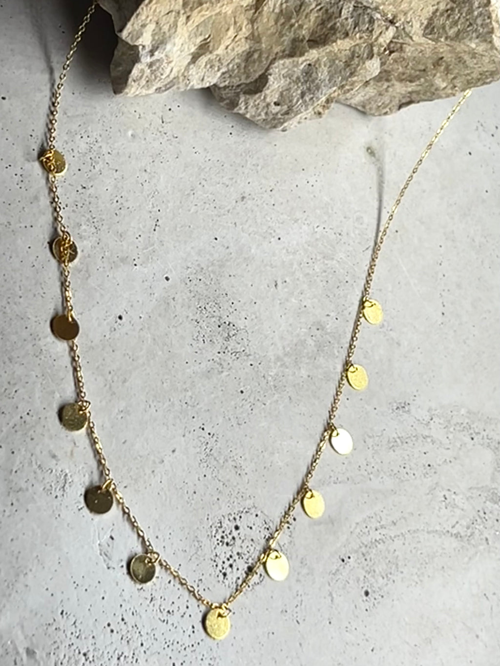 Boho 925 Silver Halskette 18k