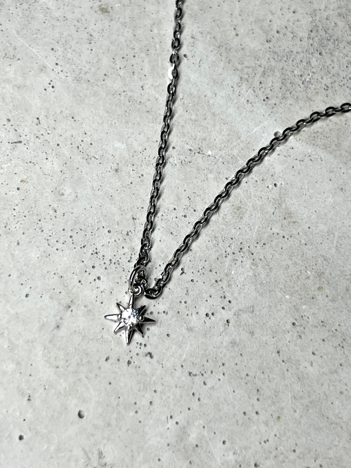 Silberstern Halskette aus 925 Silber