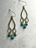 Freya Smaragd Earrings