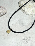 Cutie Perlenkette black Pearls with Flower of Life Pendant