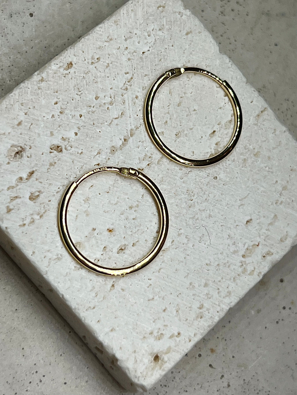 AMMM 585 Gold Creolen small Ø 17,5mm
