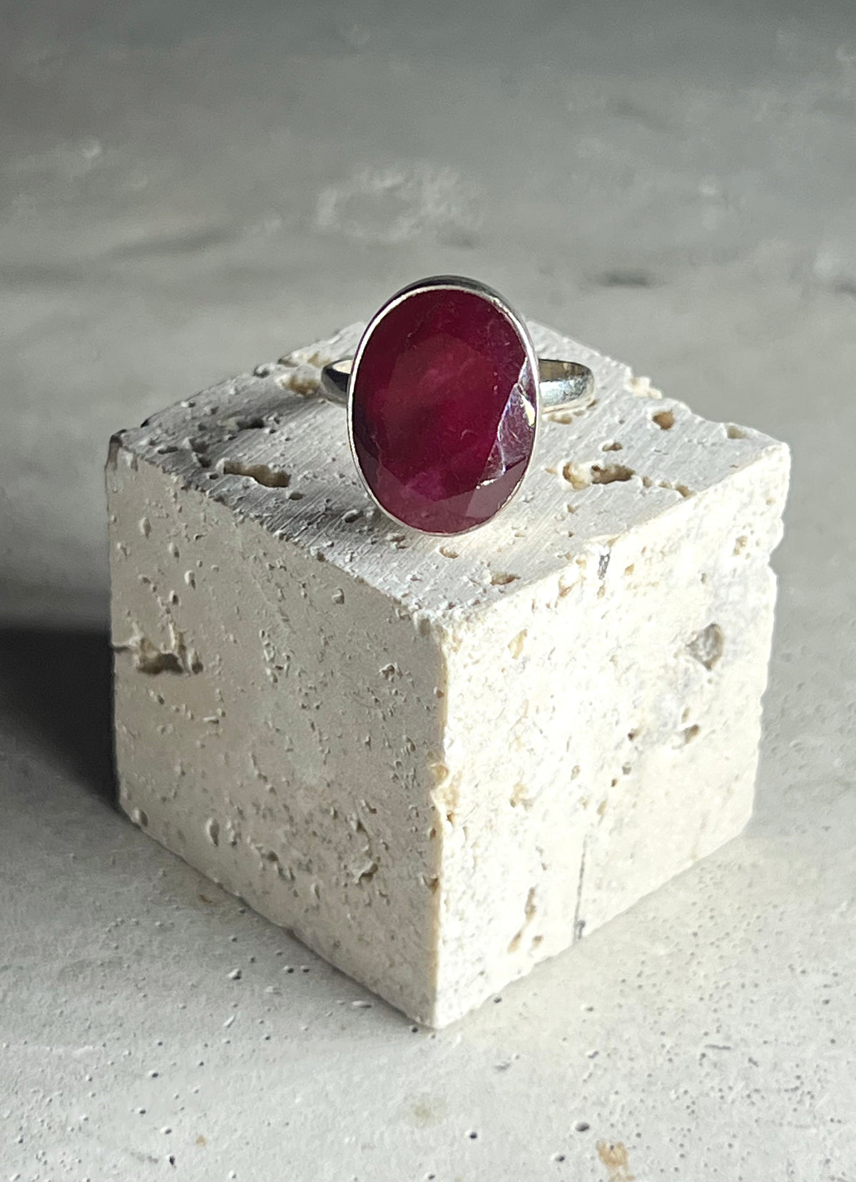 Rubin Silberring