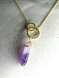Helen 925 Silver Halskette 18k with Amethyst
