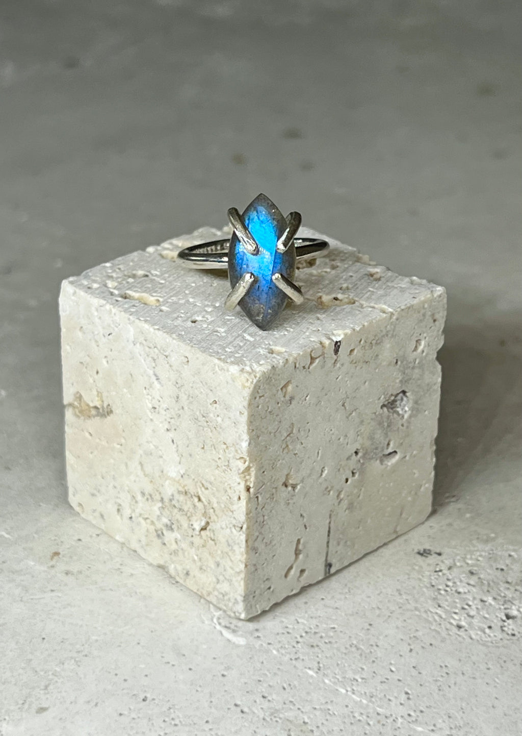 Neptune 925 Eco Silver Labradorit ring