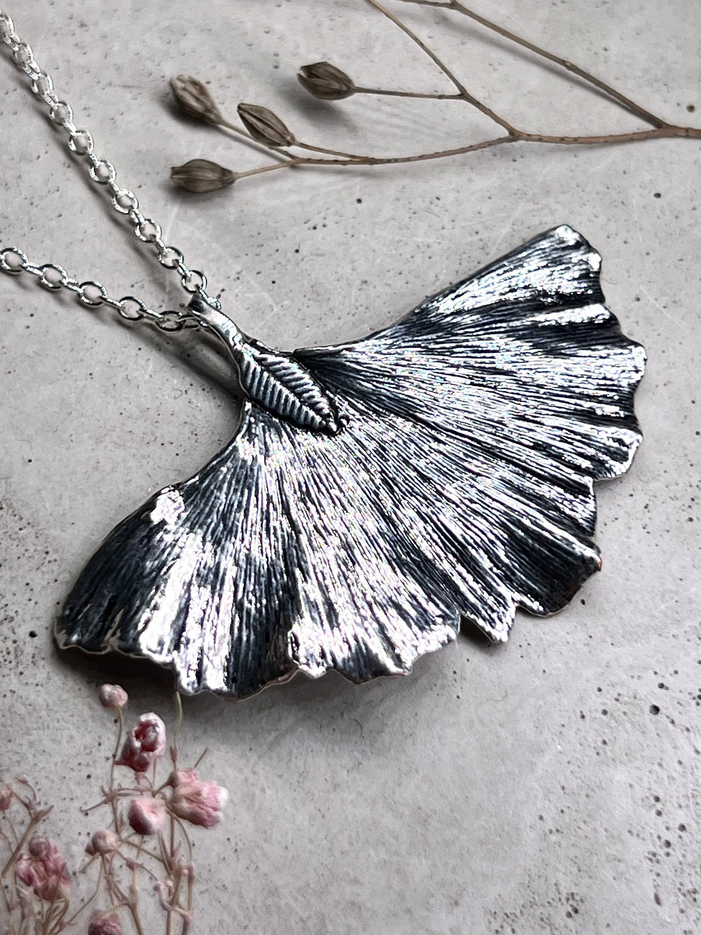 Gingko Leaf 925 Silver