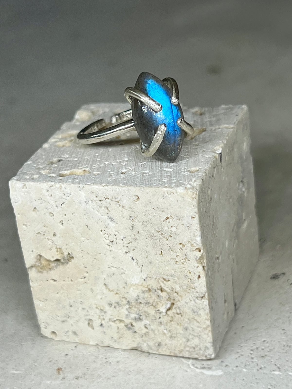 Neptune 925 Eco Silver Labradorit ring