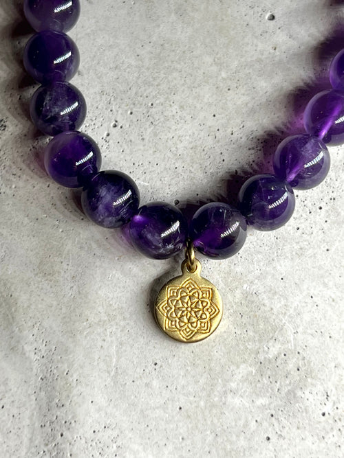 Amethyst Edelstein Armband