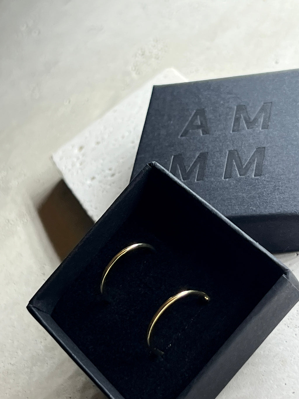 AMMM 585 Gold Creolen small Ø 17,5mm