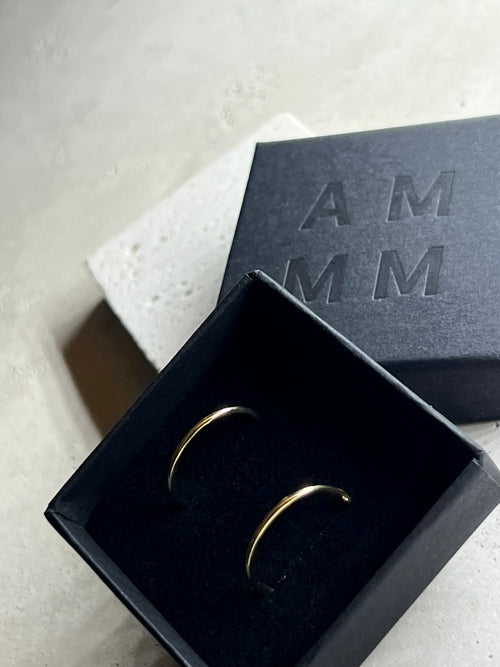 AMMM 585 Gold Creolen small Ø 17,5mm