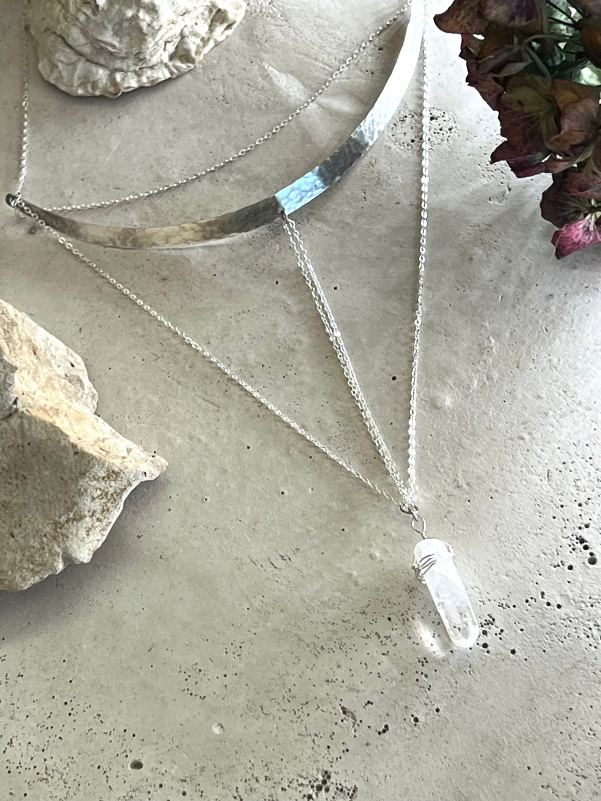 Sadhana Choker Silver plated