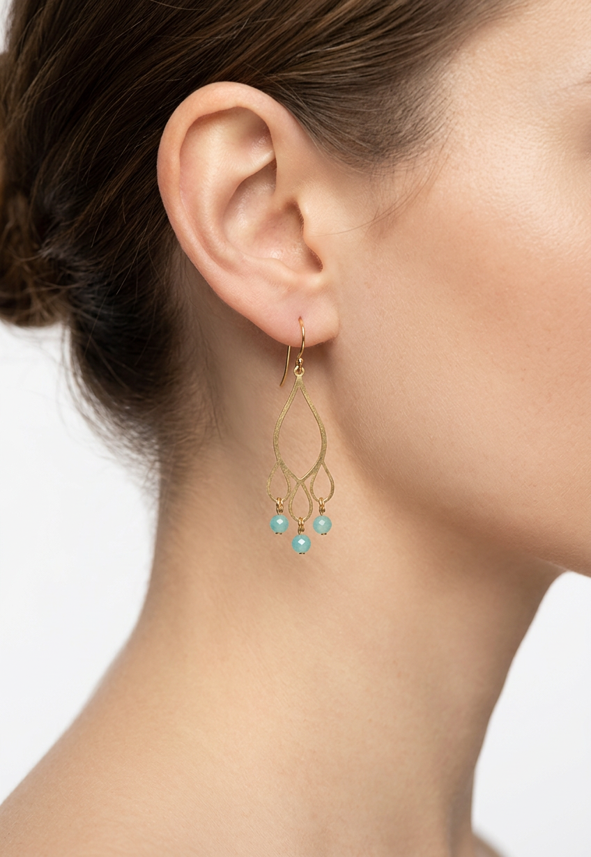 Freya Amazonite Earrings