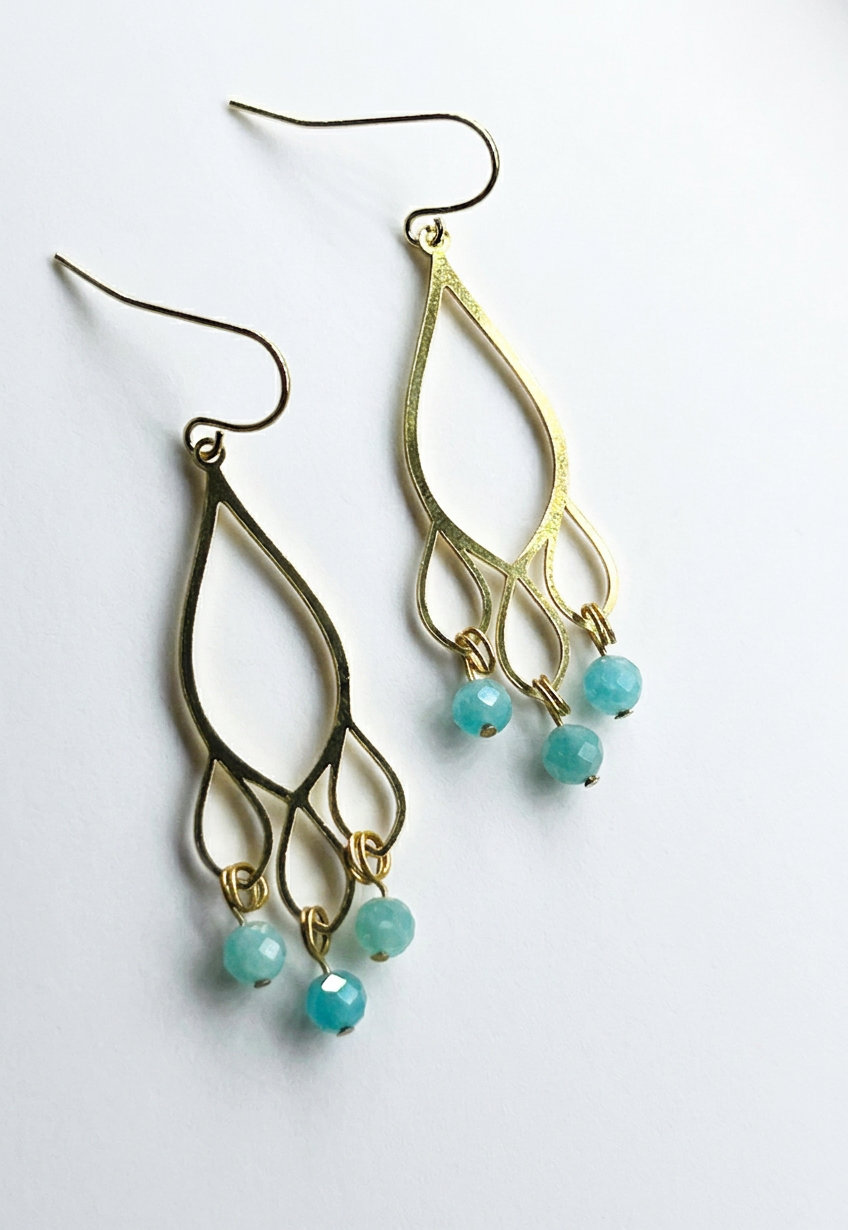 Freya Amazonite Earrings