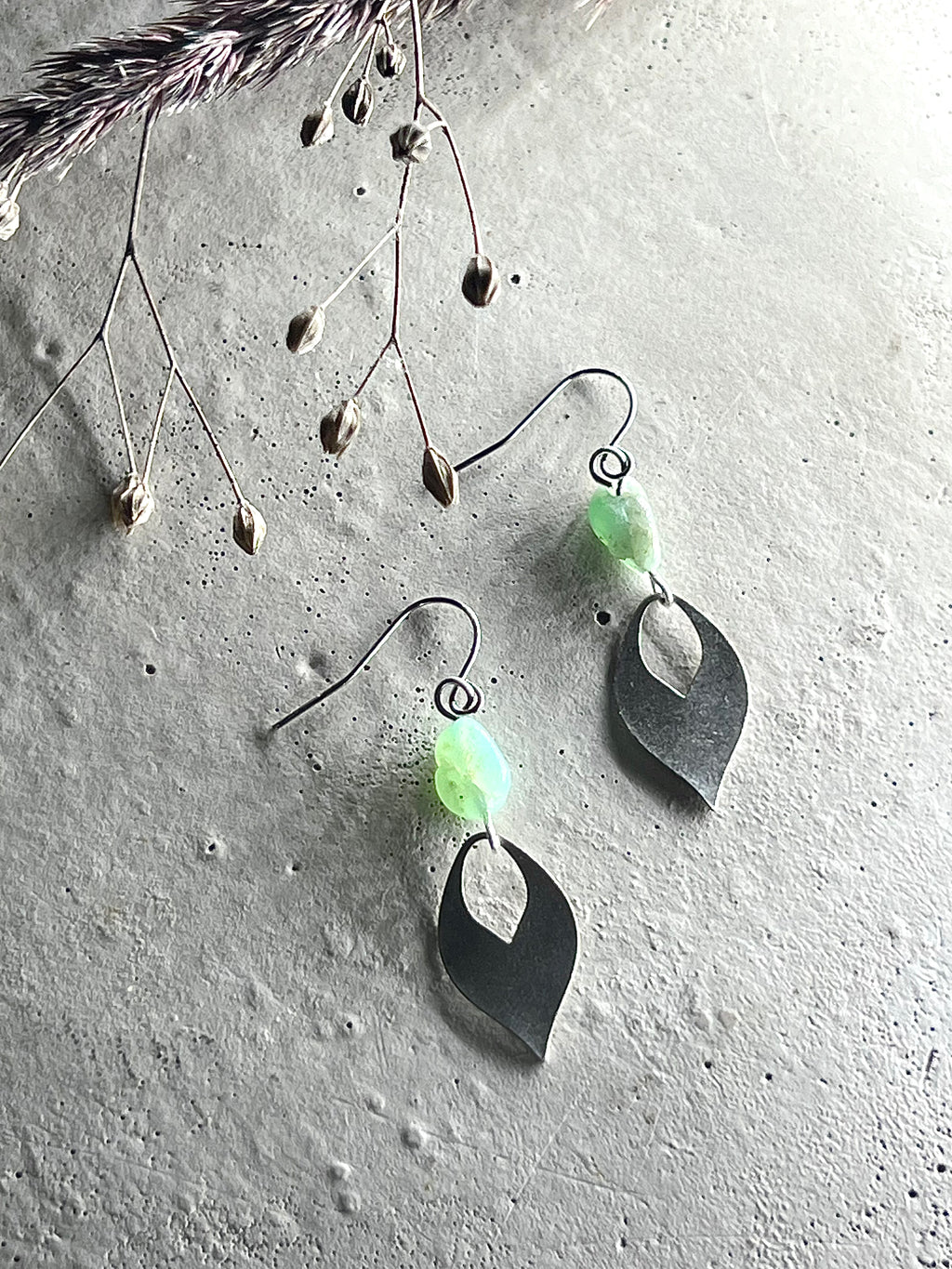 Jamy pull-through earrings 925 silver