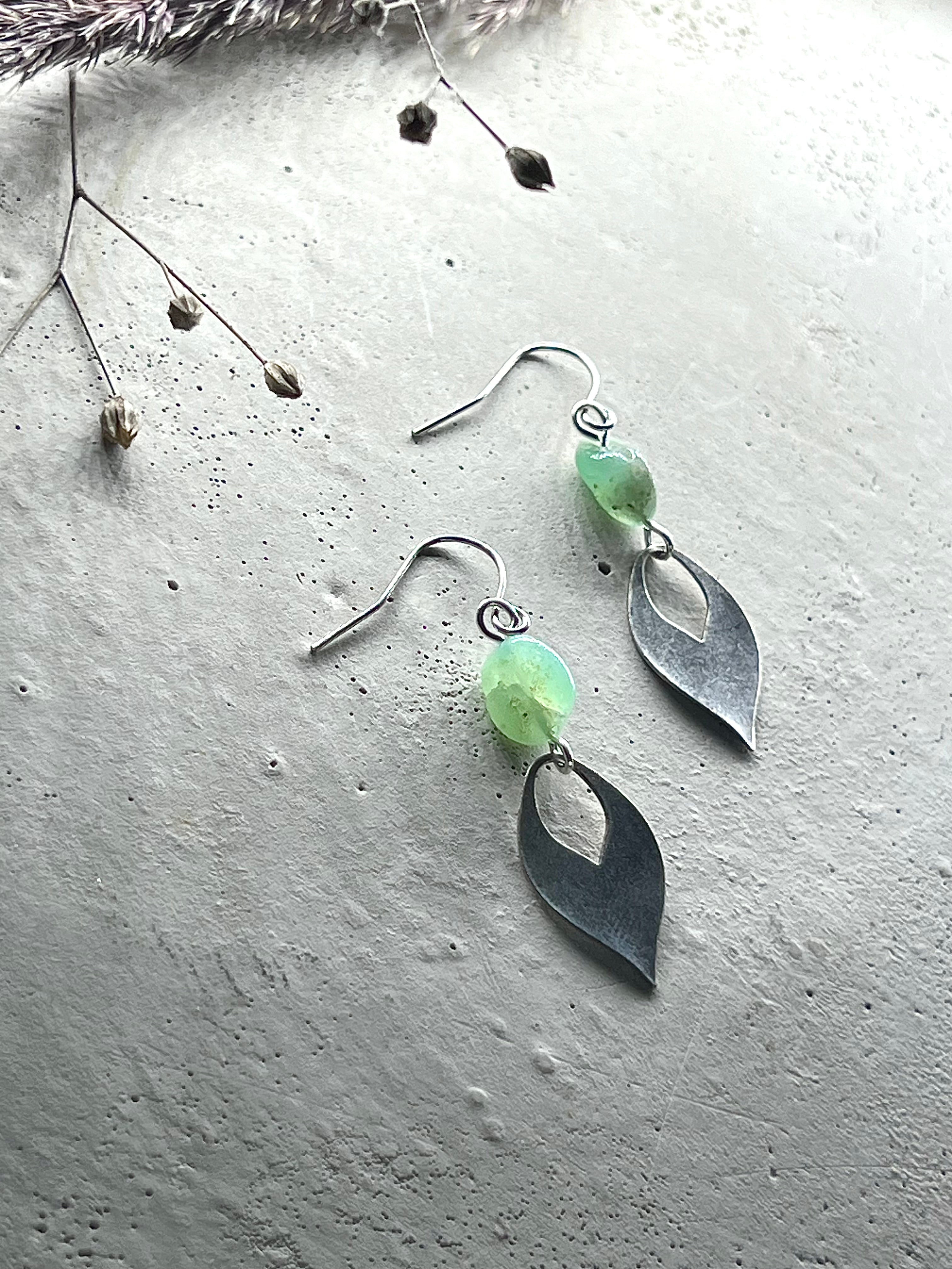 Jamy pull-through earrings 925 silver