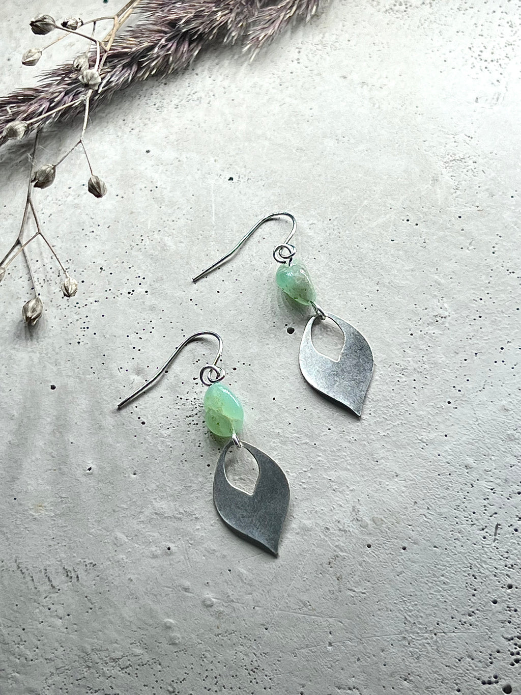 Jamy pull-through earrings 925 silver