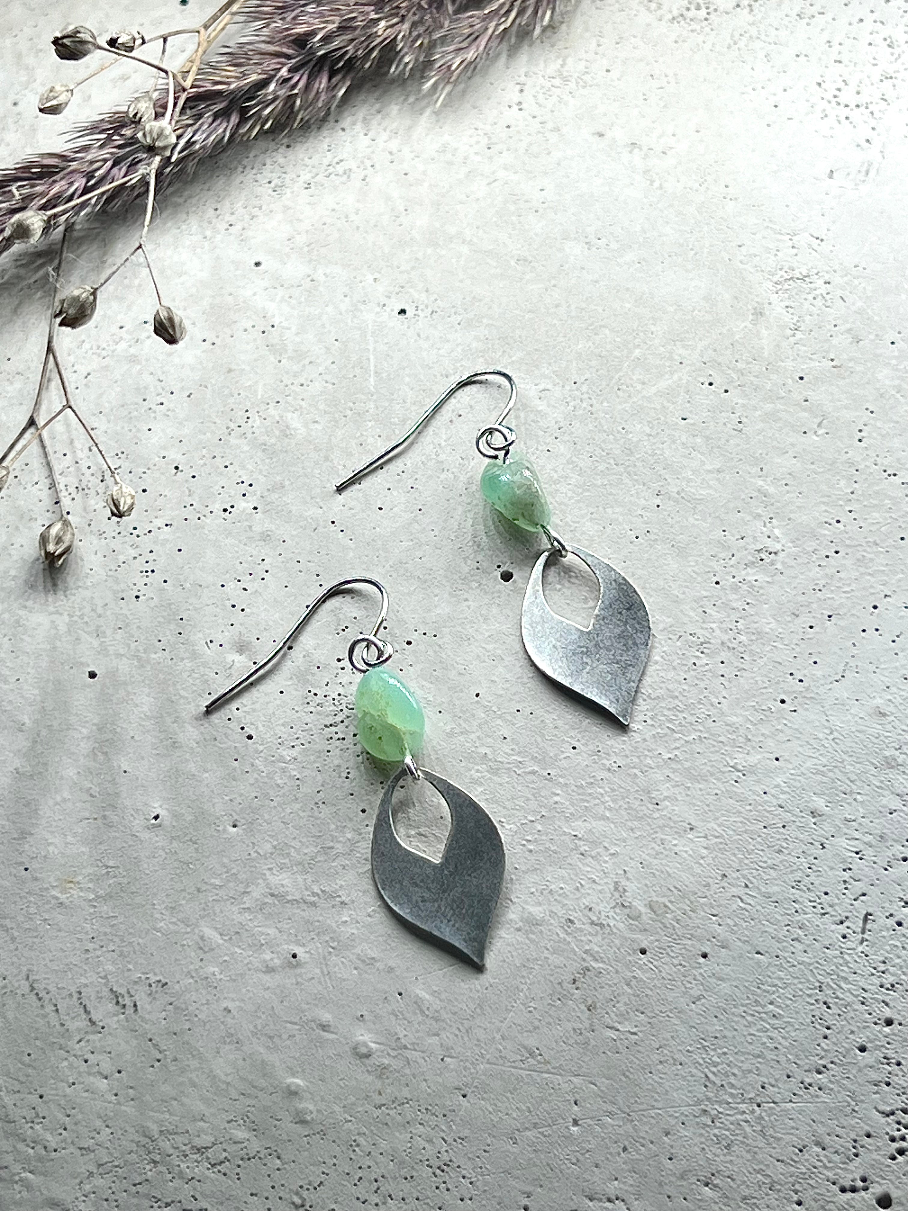 Jamy pull-through earrings 925 silver