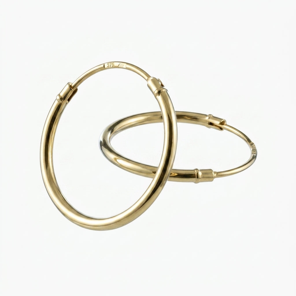 Hoop Earrings — Floating Modernity | Generated by Modelize