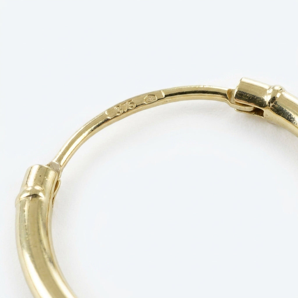 Hoop earrings — Macro Texture Detail | Generated by Modelize
