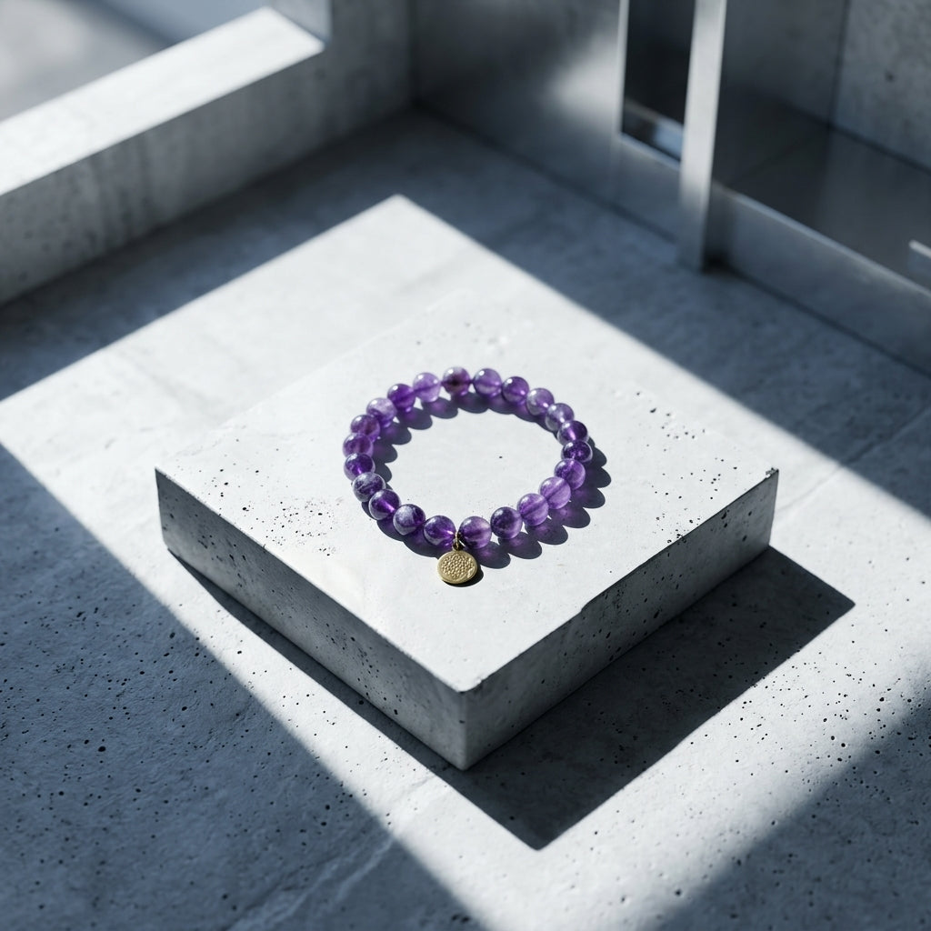 Gemstone beaded bracelet — Modern Architectural Lifestyle | Generated by Modelize