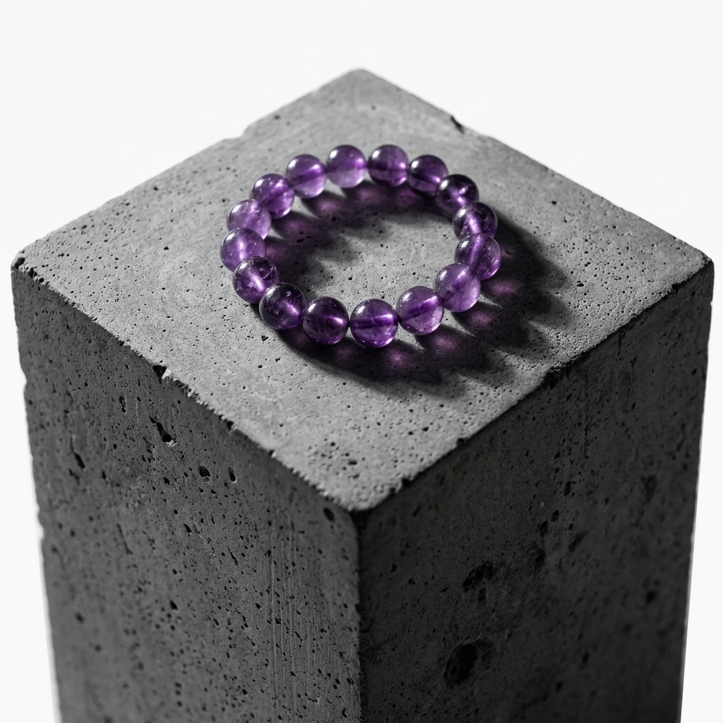 Beaded ring — Brutalist Concrete Composition | Generated by Modelize