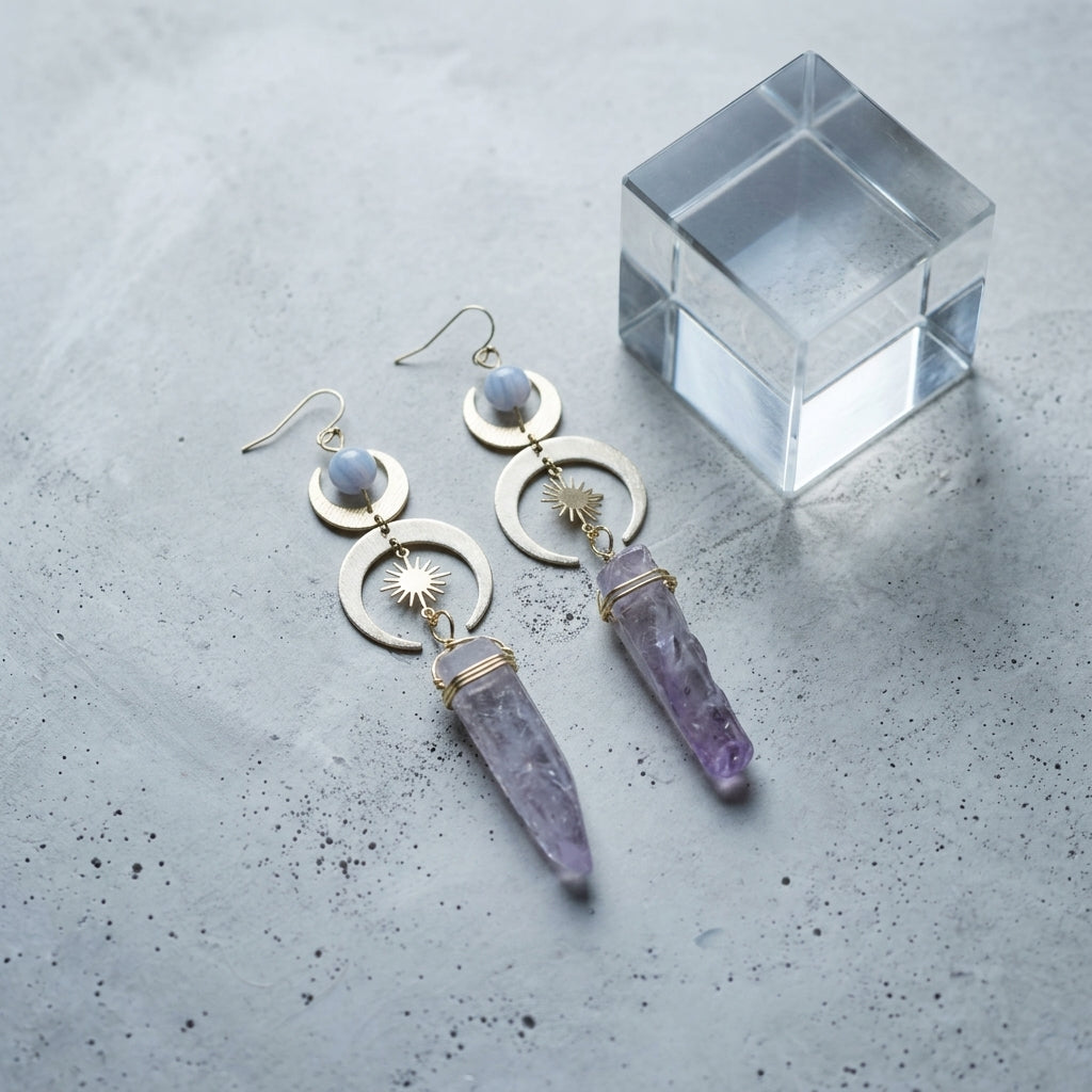 Dangling Earrings — Modern Lifestyle Scene | Generated by Modelize