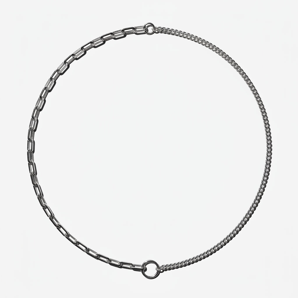 Choker Necklace — Futuristic Floating Curve | Generated by Modelize