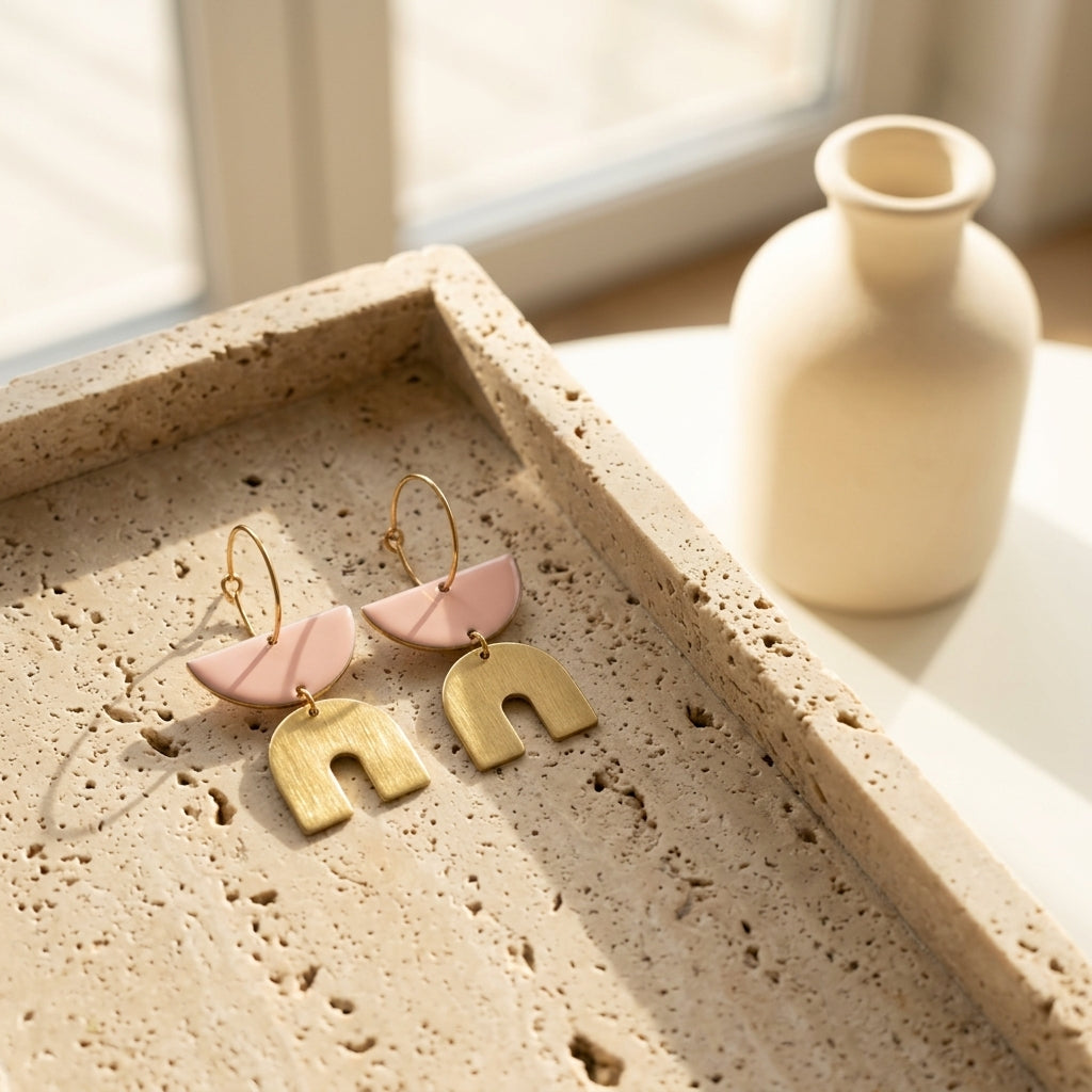 Dangle Earrings — Modern Lifestyle Scene | Generated by Modelize