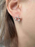 Splash Silver earstuds - allmymillionmoons